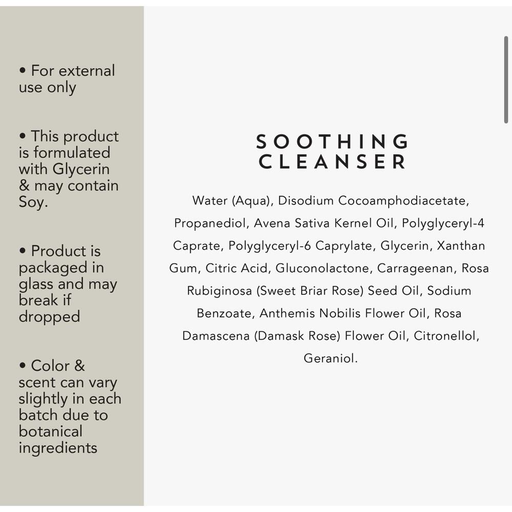 NEW INDIE LEE Soothing Cleanser PHA Exfoliate Hydrate Plump Dry Skin Full Size - Picture 5 of 9